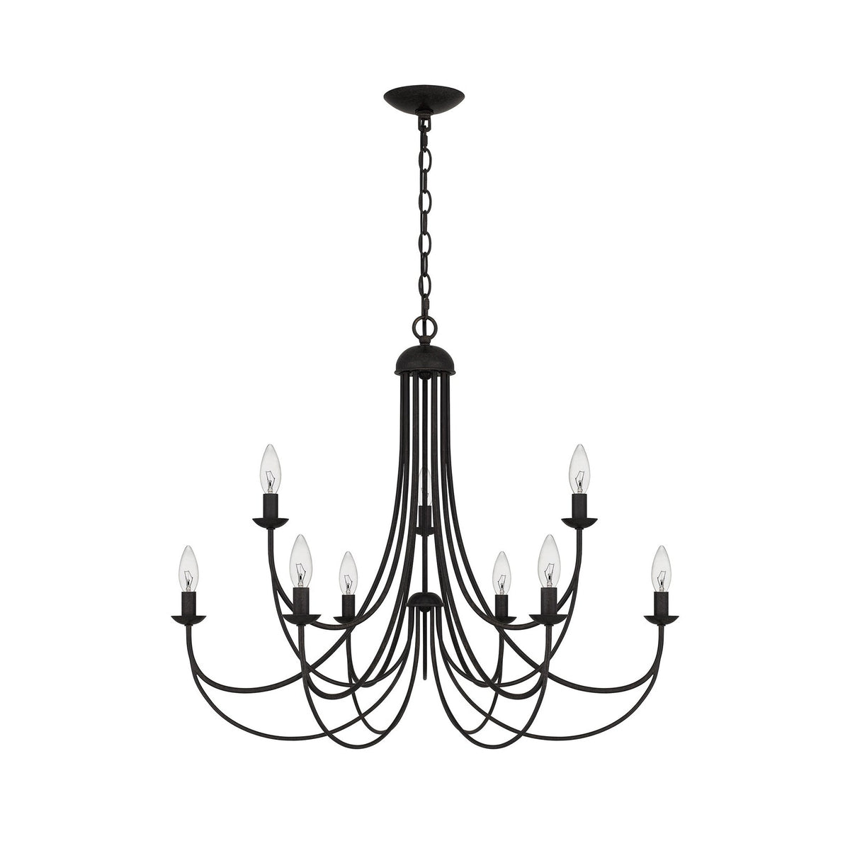 Cotalor Vintage Industrial Metal Chandelier - Lamp Copper