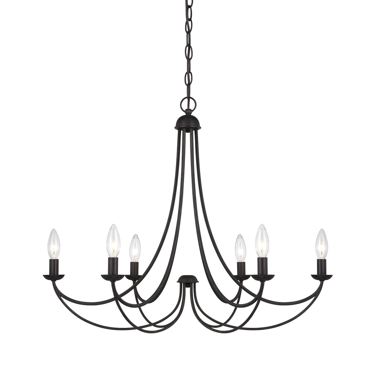 Cotalor Vintage Industrial Metal Chandelier - Lamp Copper