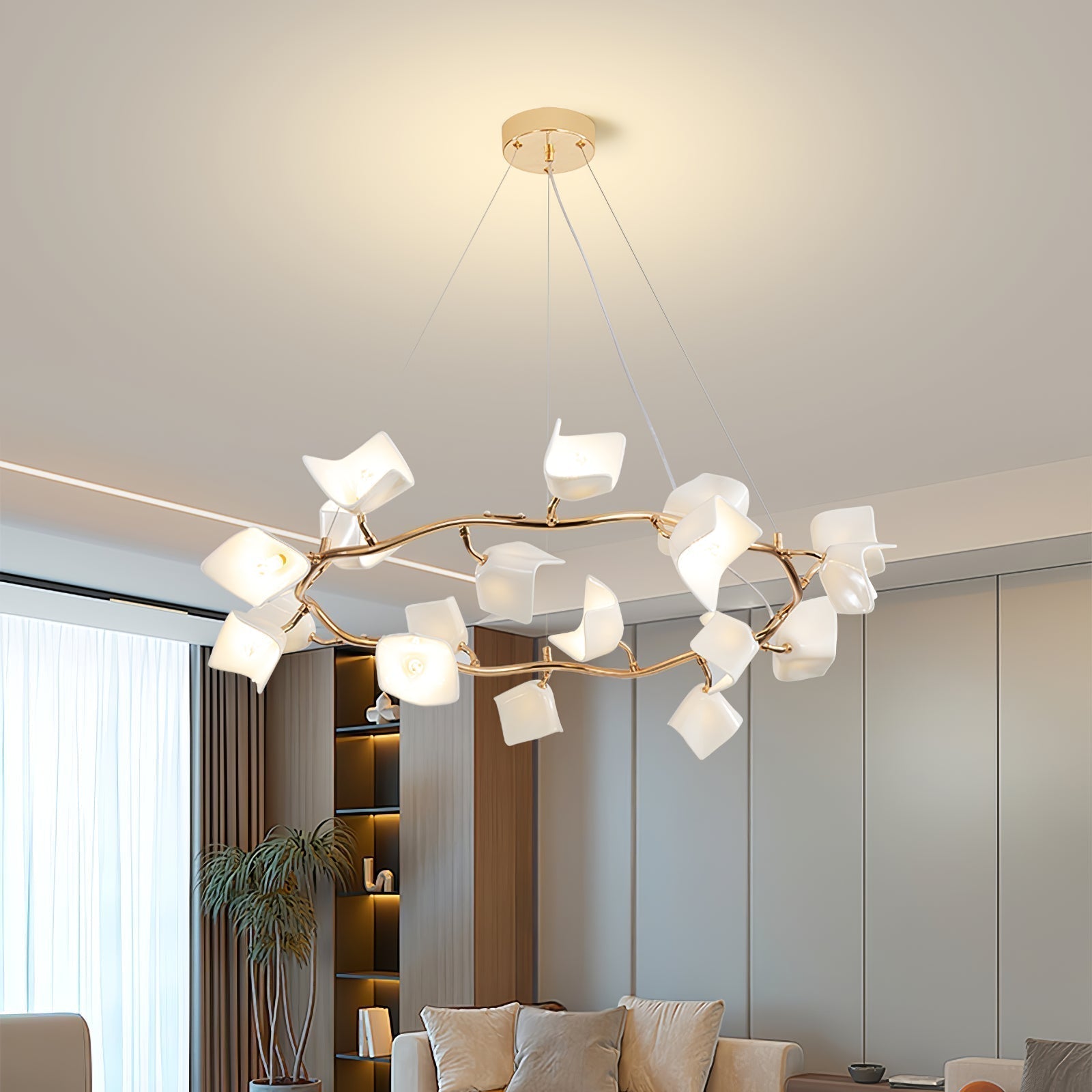 Mistral Flora Chandelier - Blowlighting