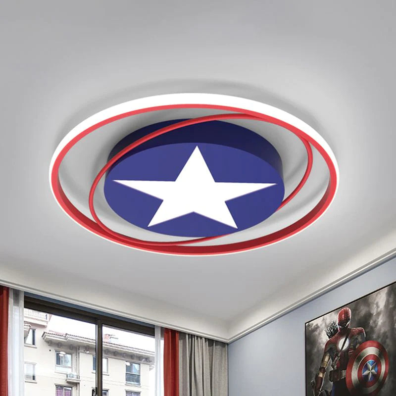 Modern Design Rotonda LED Metallo Plafoniere Sala Studio/Soggiorno