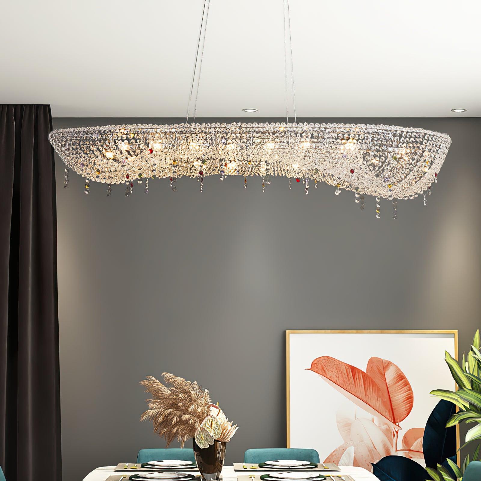 Aeliora Embellished Crystal Pendant Light - Blowlighting