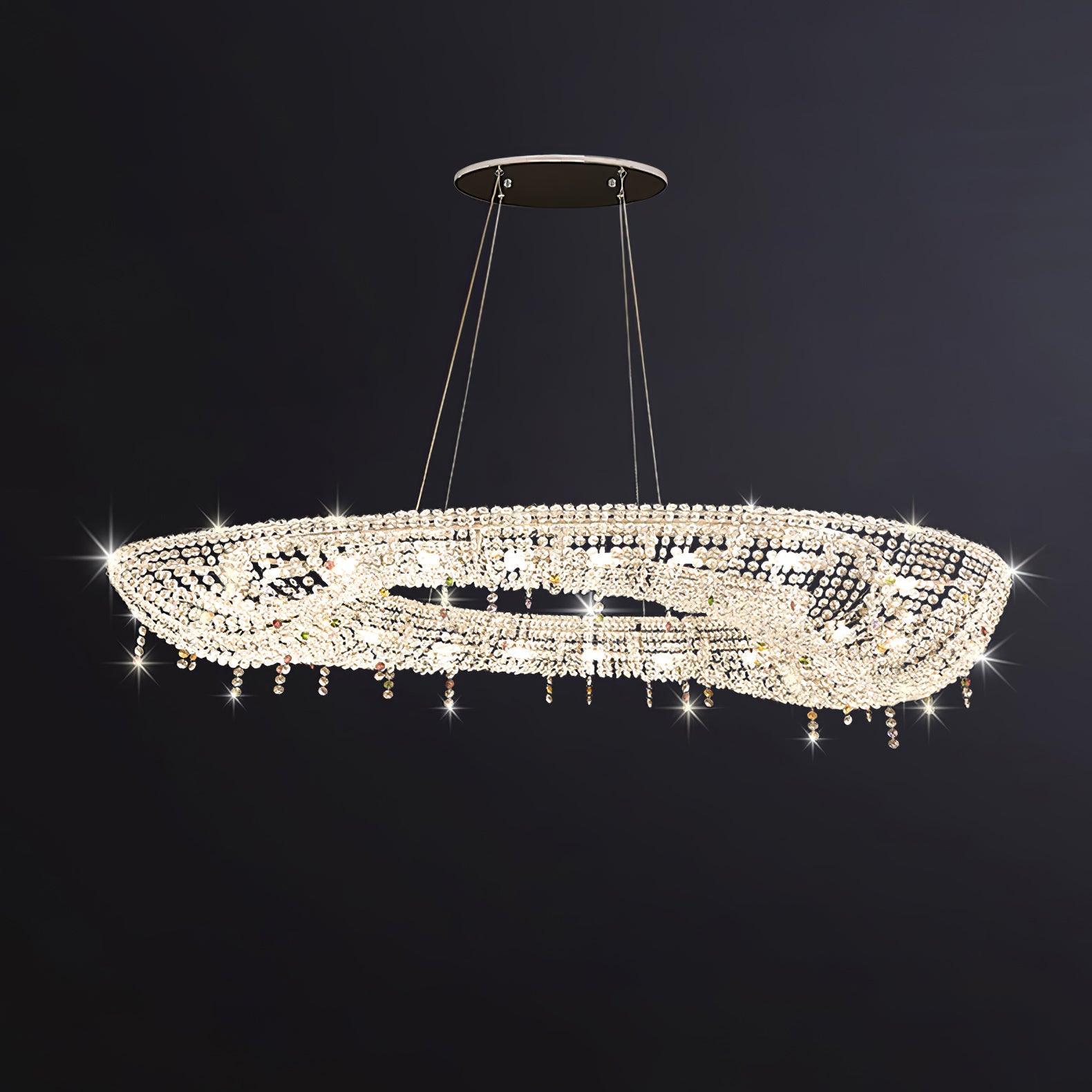 Aeliora Embellished Crystal Pendant Light - Blowlighting