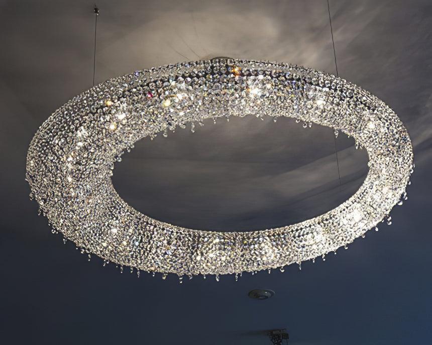 Aeliora Embellished Crystal Pendant Light - Blowlighting
