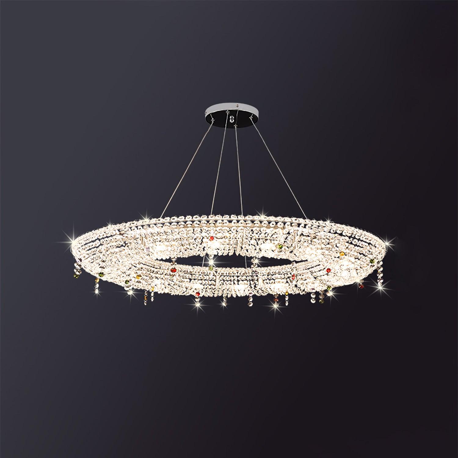Aeliora Embellished Crystal Pendant Light - Blowlighting