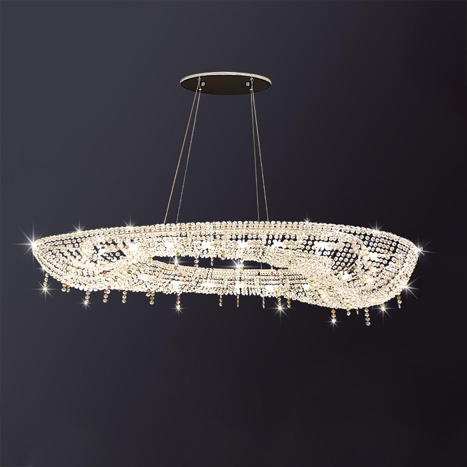 Aeliora Embellished Crystal Pendant Light - Blowlighting