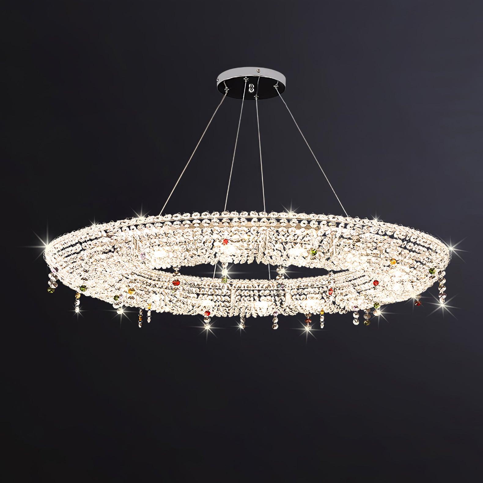 Aeliora Embellished Crystal Pendant Light - Blowlighting