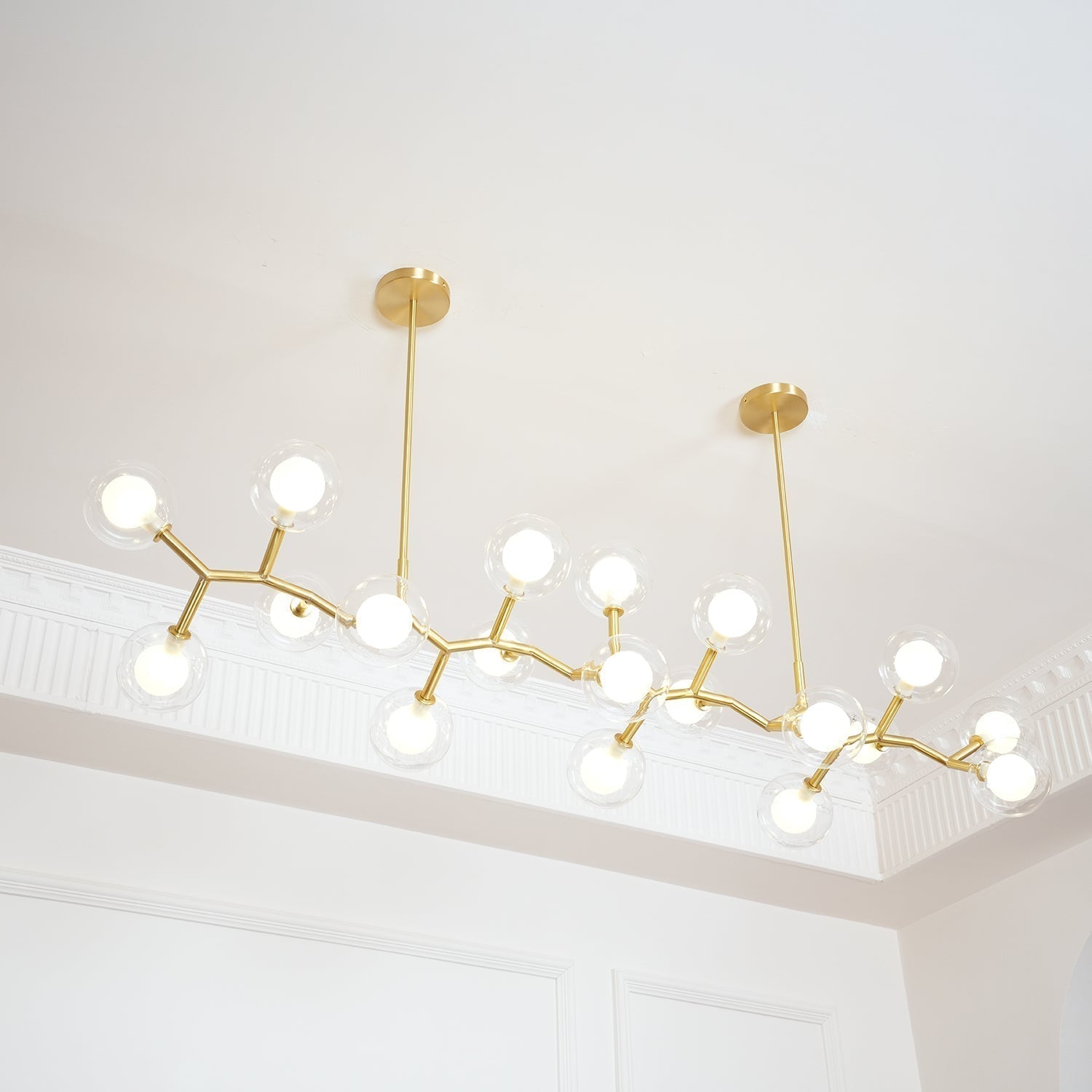 Aeliora Branch Brass Pendant Light - Blowlighting