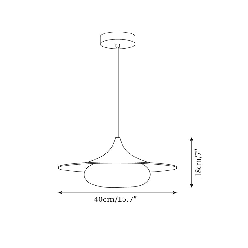 Ovelis Wooden Canopy Pendant Light - Letslighting