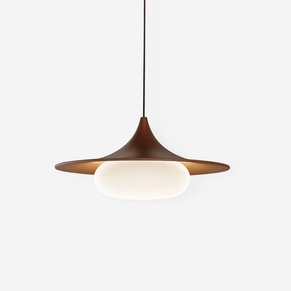 Ovelis Wooden Canopy Pendant Light - Letslighting