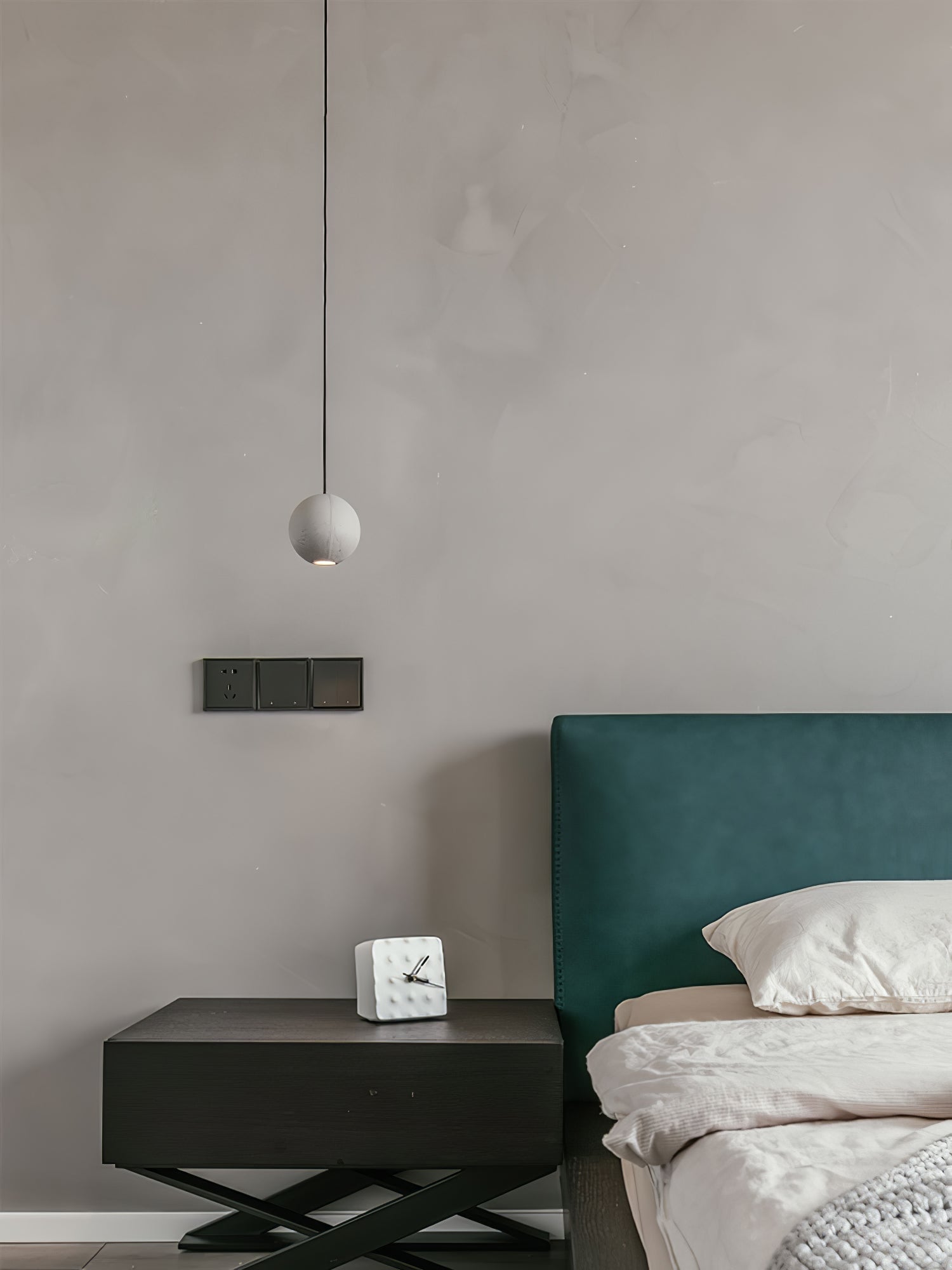 Moon Concrete Pendant Lamp - Blowlighting