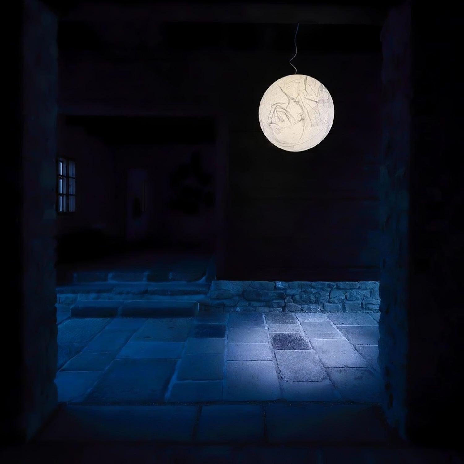Globe Minimalist Silk Pendant Lamp - Blowlighting