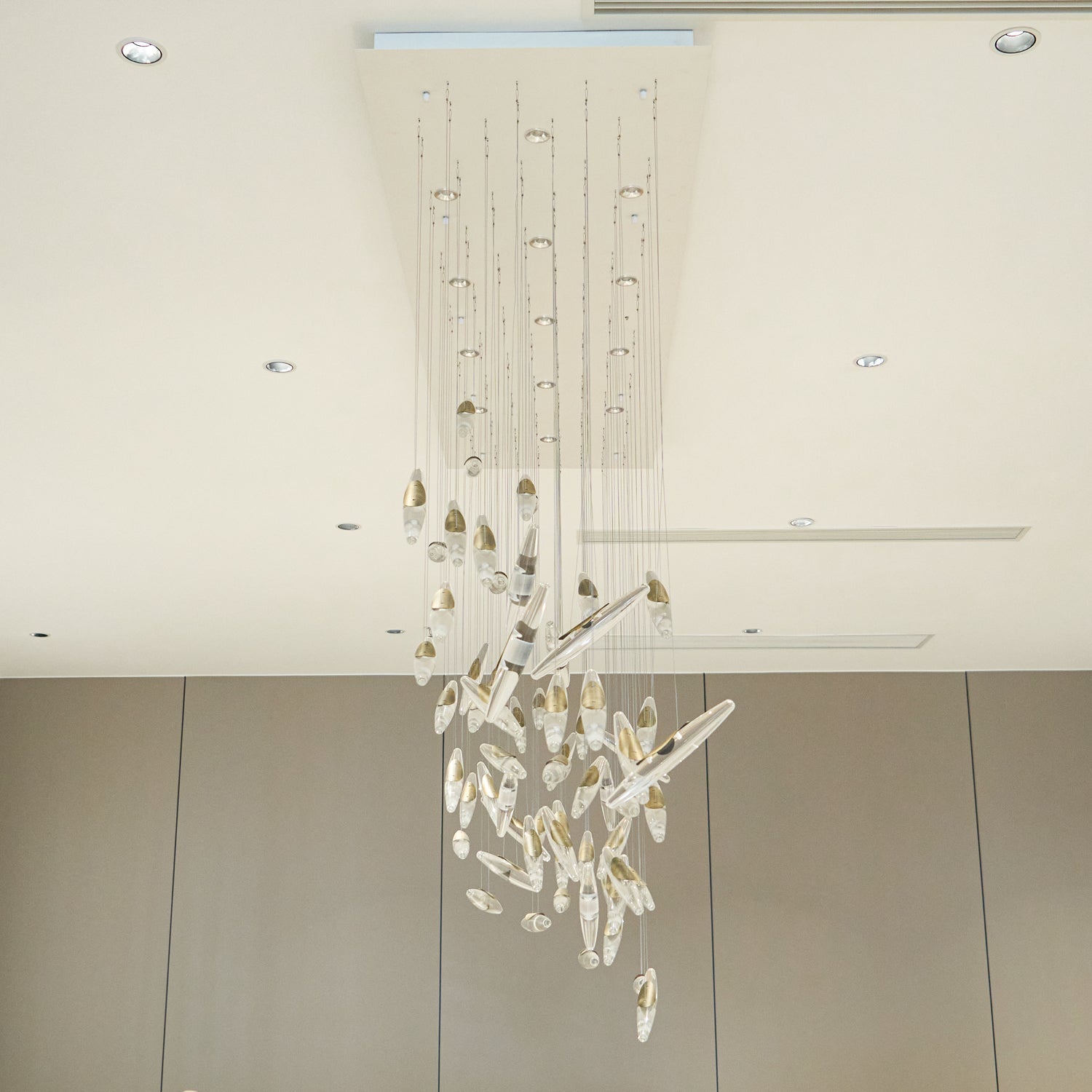 Moonlight Whispers Chandelier - Blowlighting