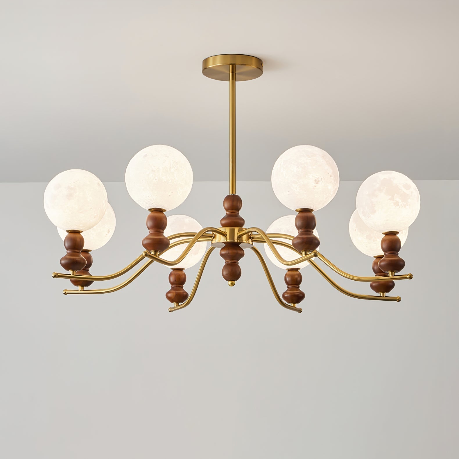 Moonlit Globe Chandelier - Blowlighting