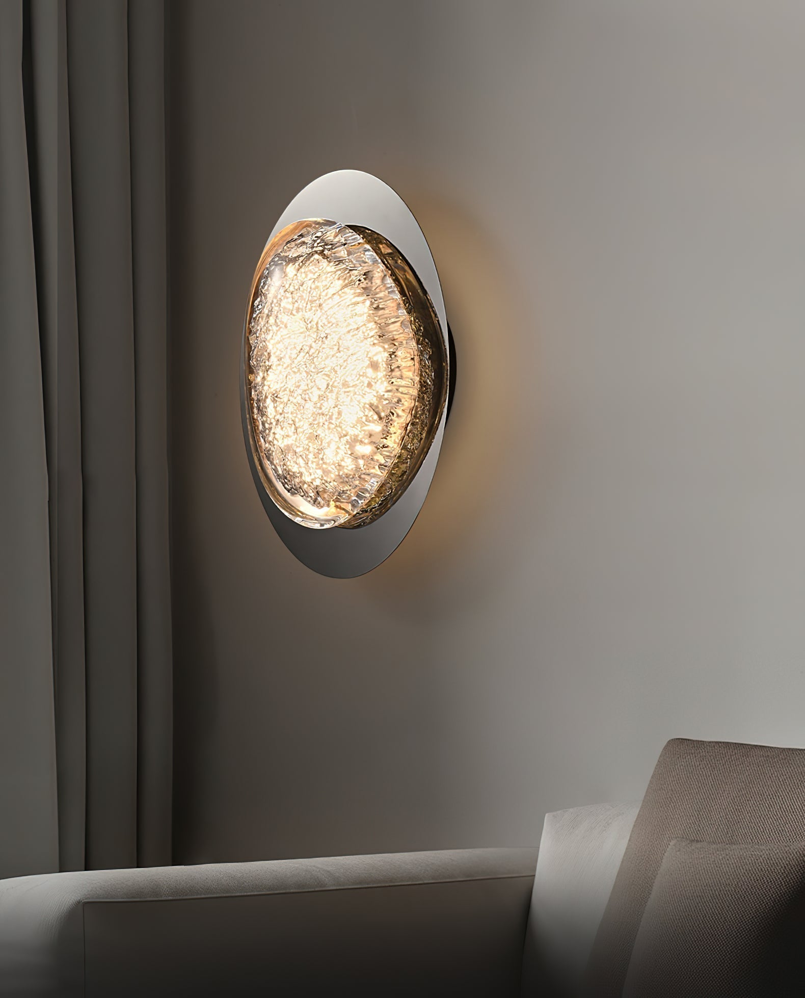 Alsolia Modern Minimalist Metal Sconce Wall Lamp - Lamp Copper