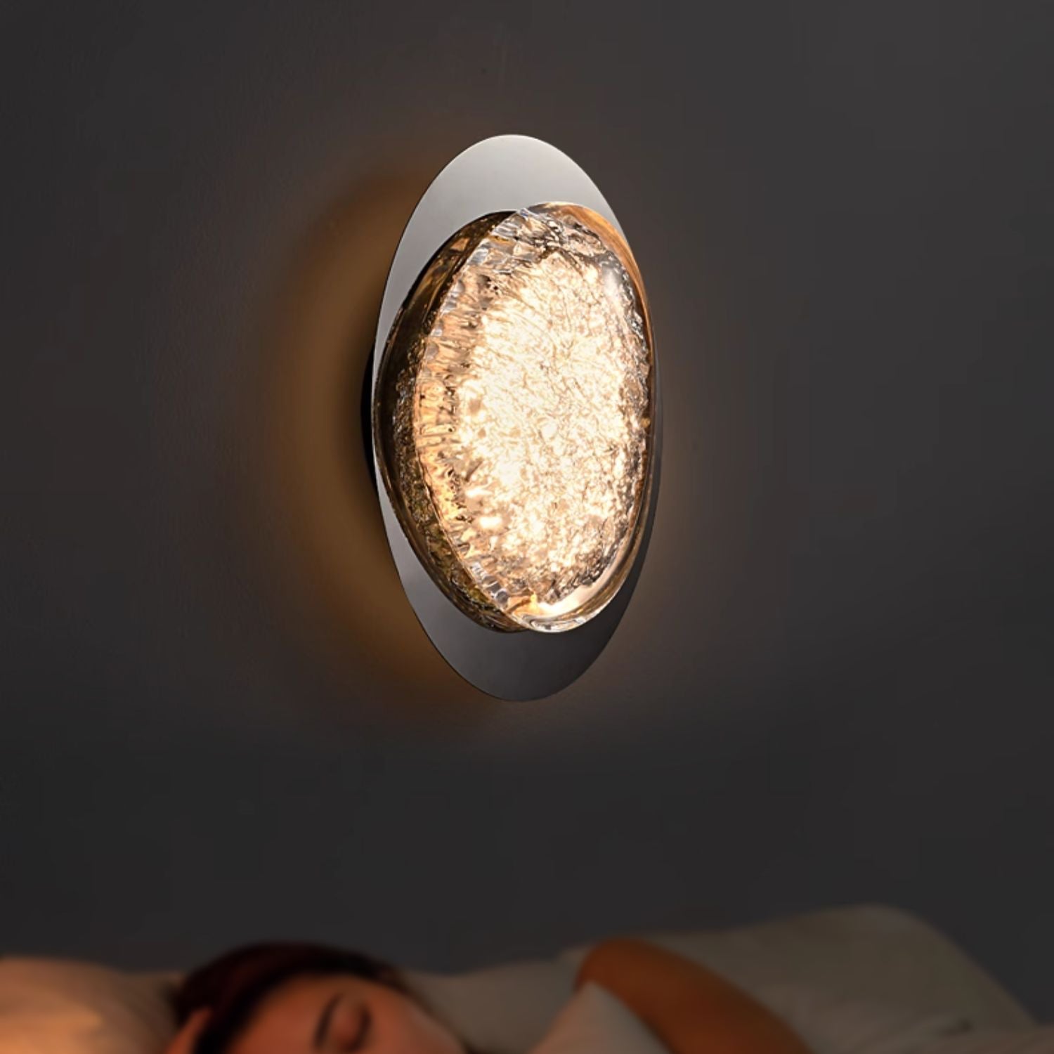 Alsolia Modern Minimalist Metal Sconce Wall Lamp - Lamp Copper