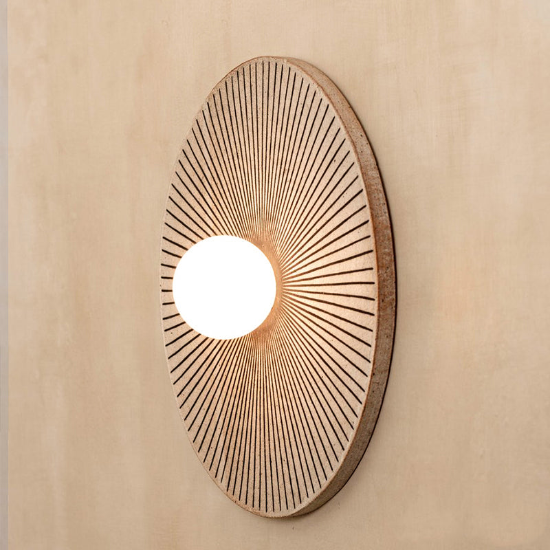 Nytheos Modern Minimalist Resin Glass Wall Lamp - Lamp Copper
