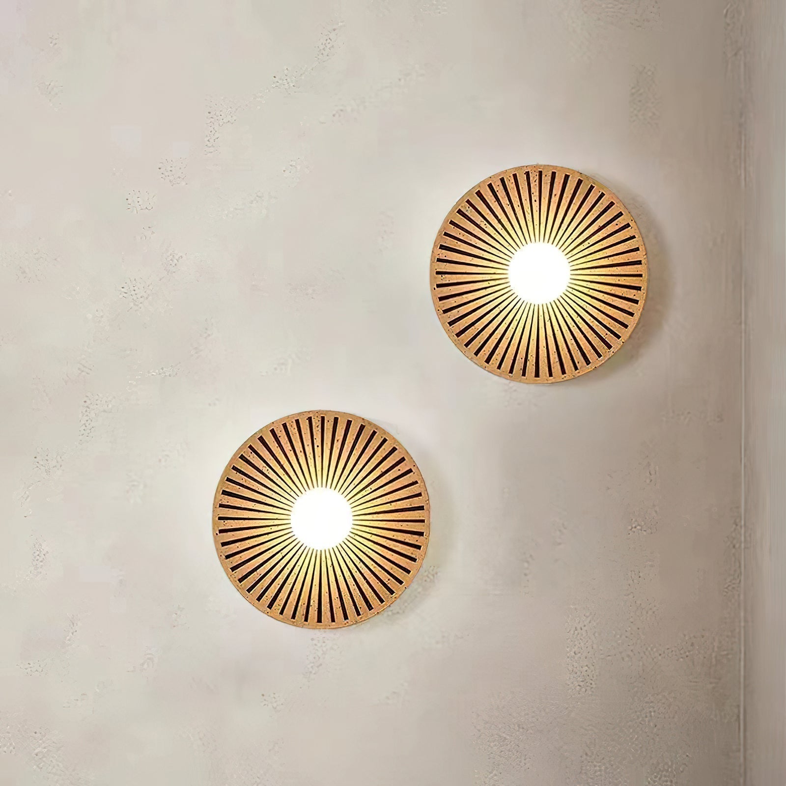 Nytheos Modern Minimalist Resin Glass Wall Lamp - Lamp Copper