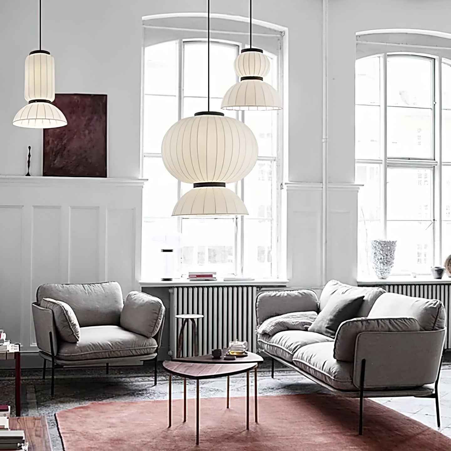 Eurzorion Silk Lantern Pendant Light - Blowlighting
