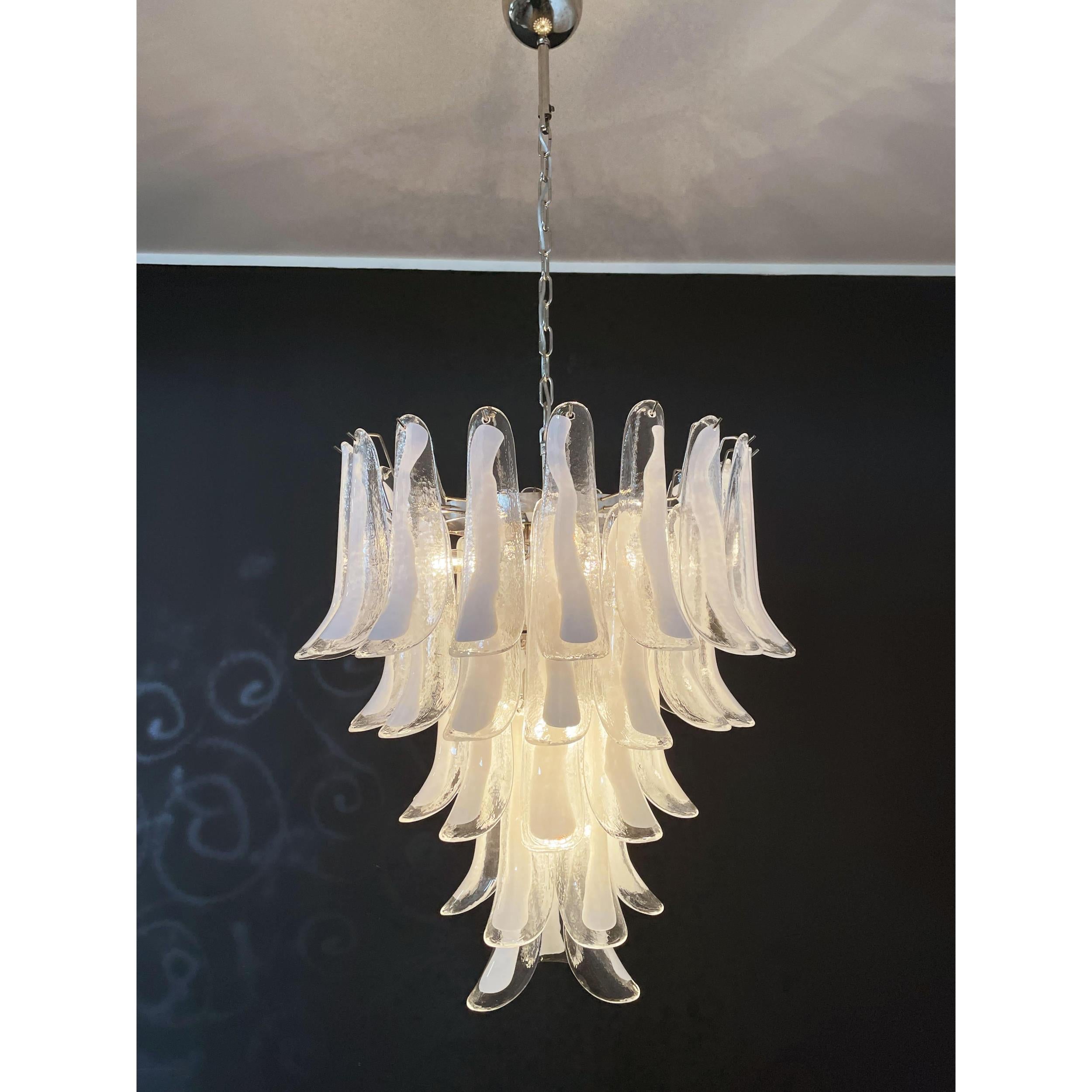 Alsorisra Postmodern Luxury Petal Glass Chandelier - Lamp Copper