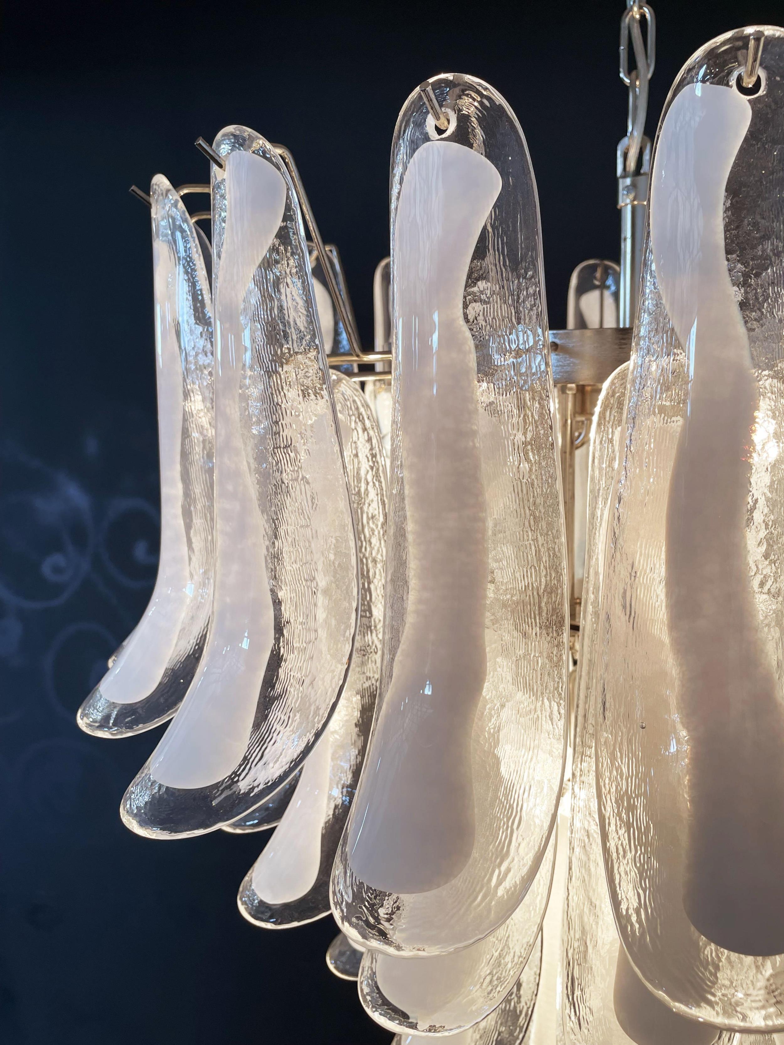 Alsorisra Postmodern Luxury Petal Glass Chandelier - Lamp Copper