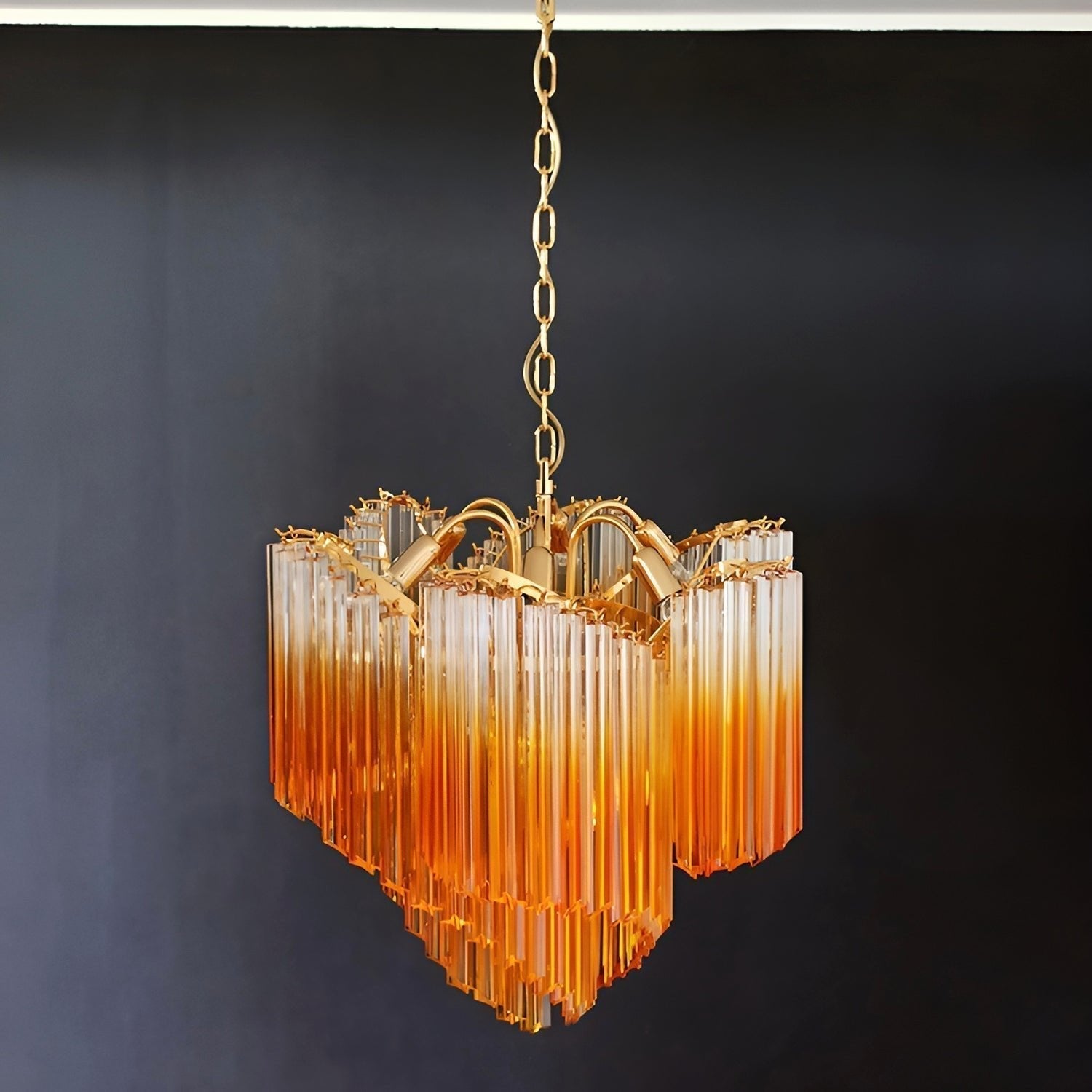 Evmararae Gradient Glass Chandelier - Blowlighting