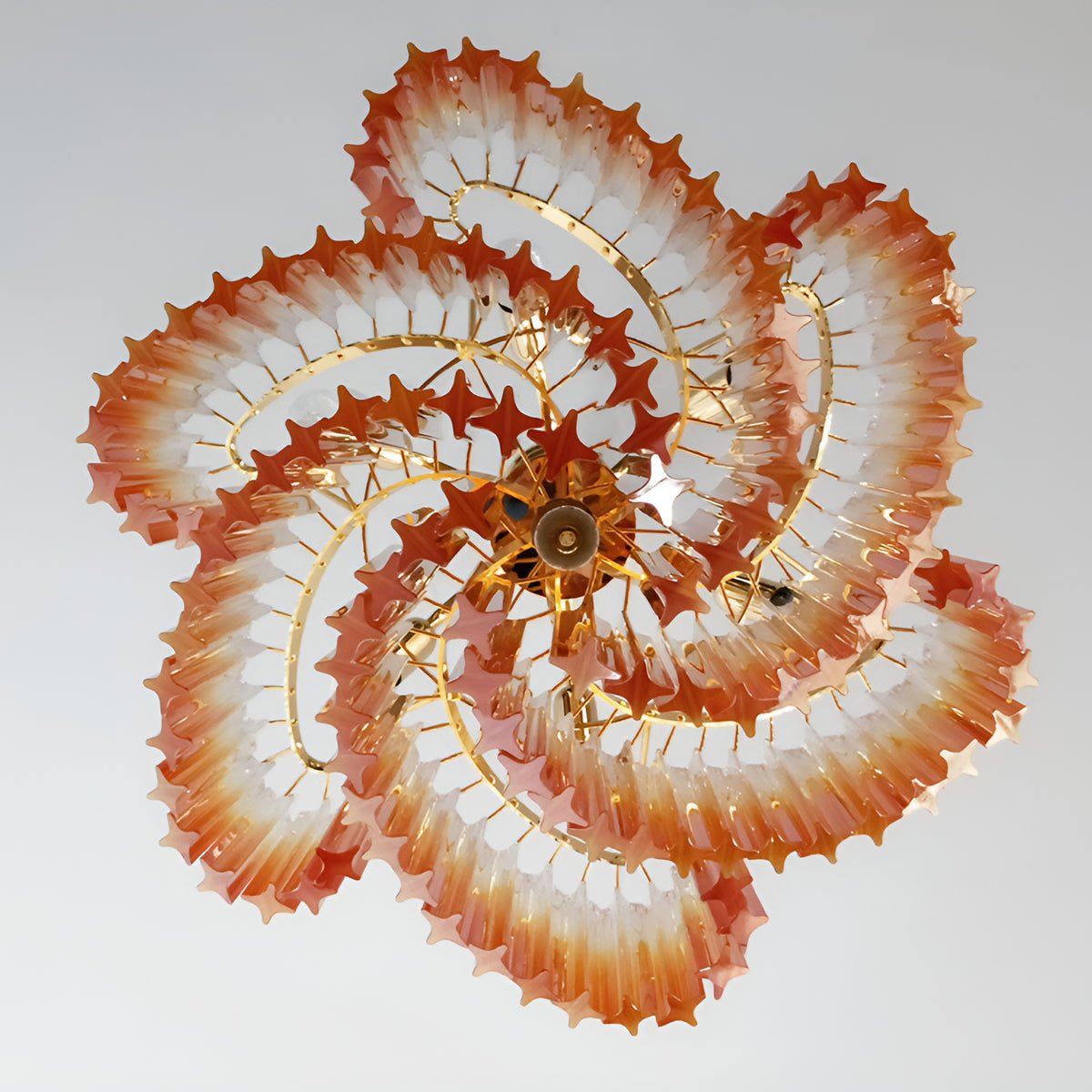 Evmararae Gradient Glass Chandelier - Blowlighting