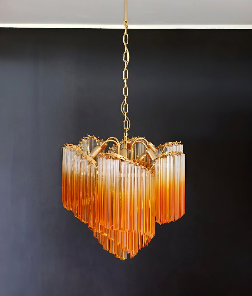 Evmararae Gradient Glass Chandelier - Blowlighting