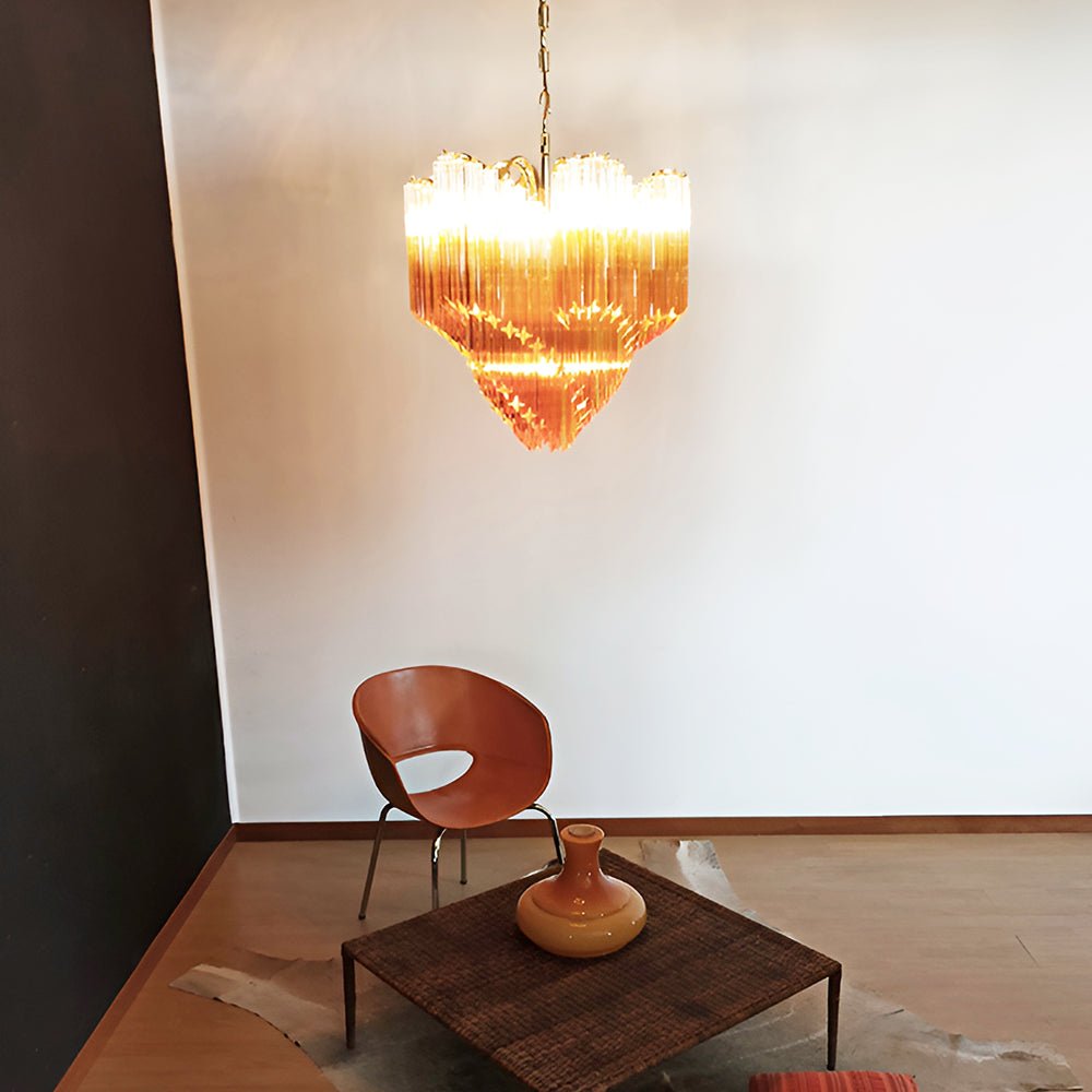 Evmararae Gradient Glass Chandelier - Blowlighting