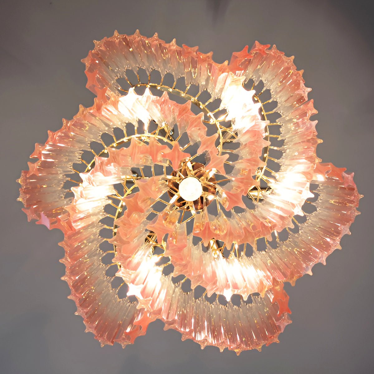 Evmararae Gradient Glass Chandelier - Blowlighting