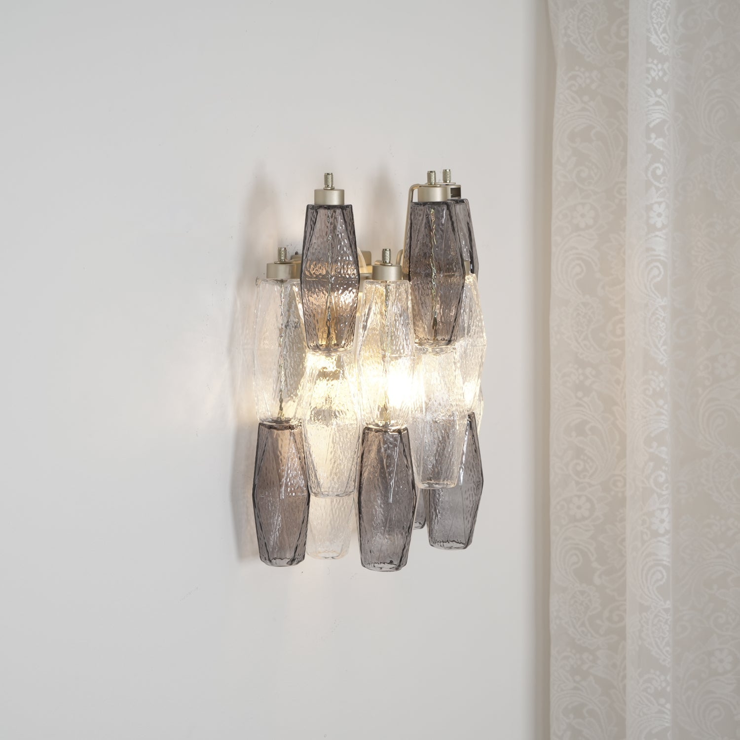 Aurora Wall Lamp Rhombus Glass Tiered - Neutralighting