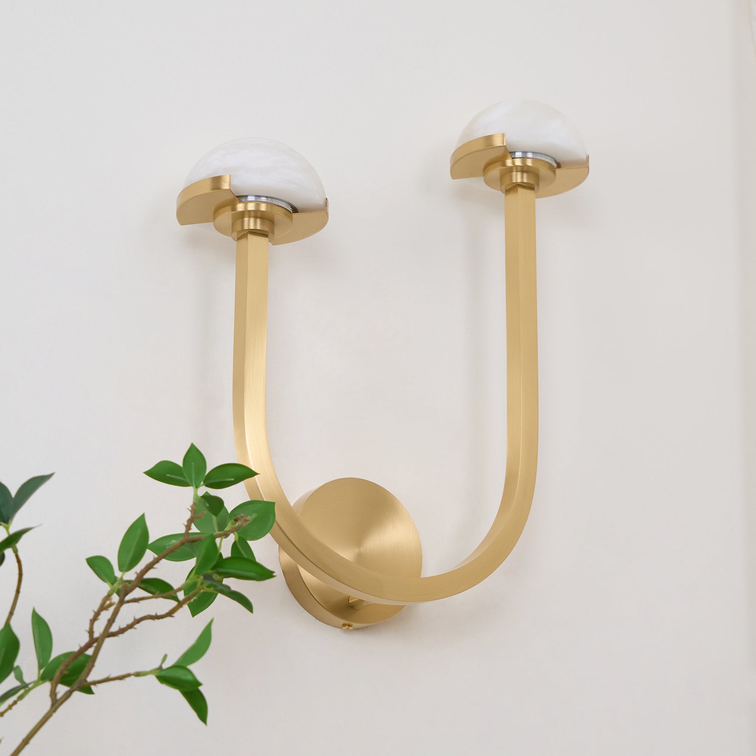 Vitalira Double Alabaster Wall Light - Blowlighting