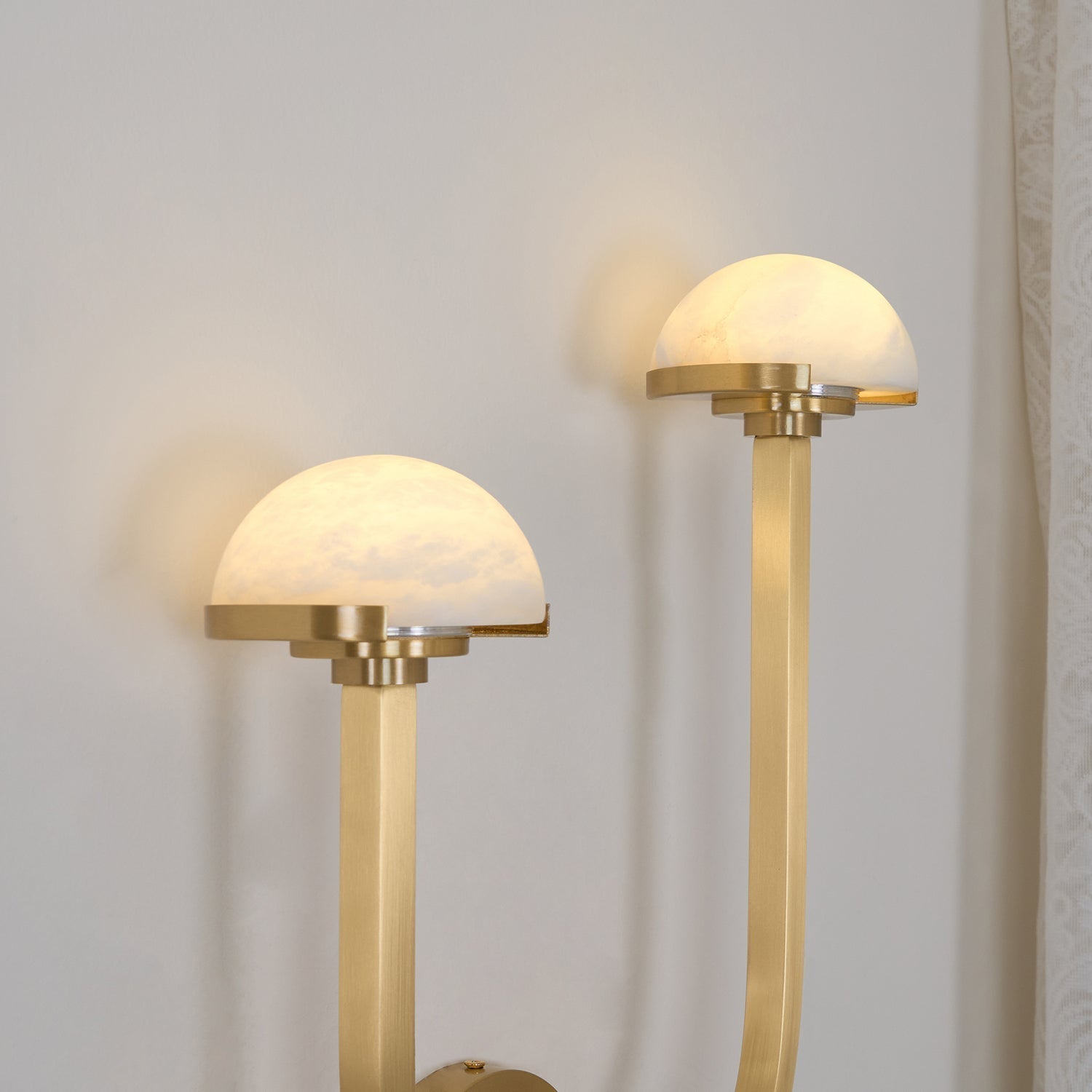 Vitalira Double Alabaster Wall Light - Blowlighting