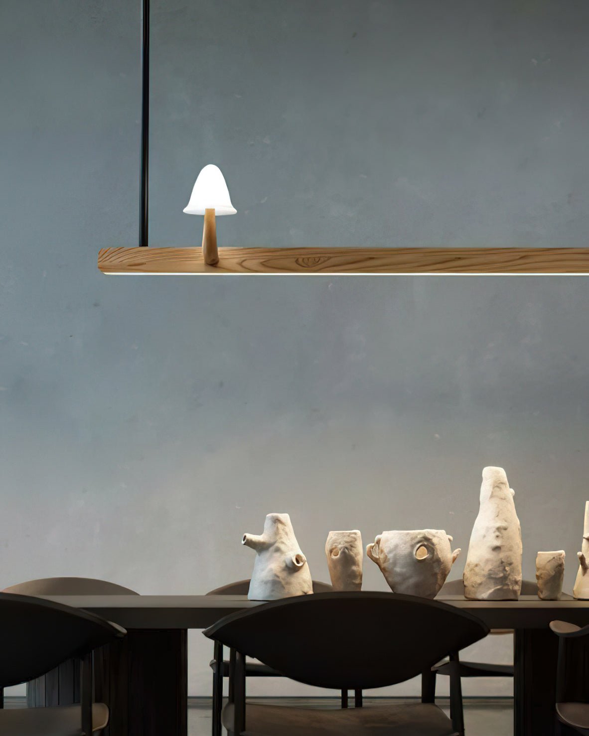 Mushroom Beam Chandelier - Blowlighting