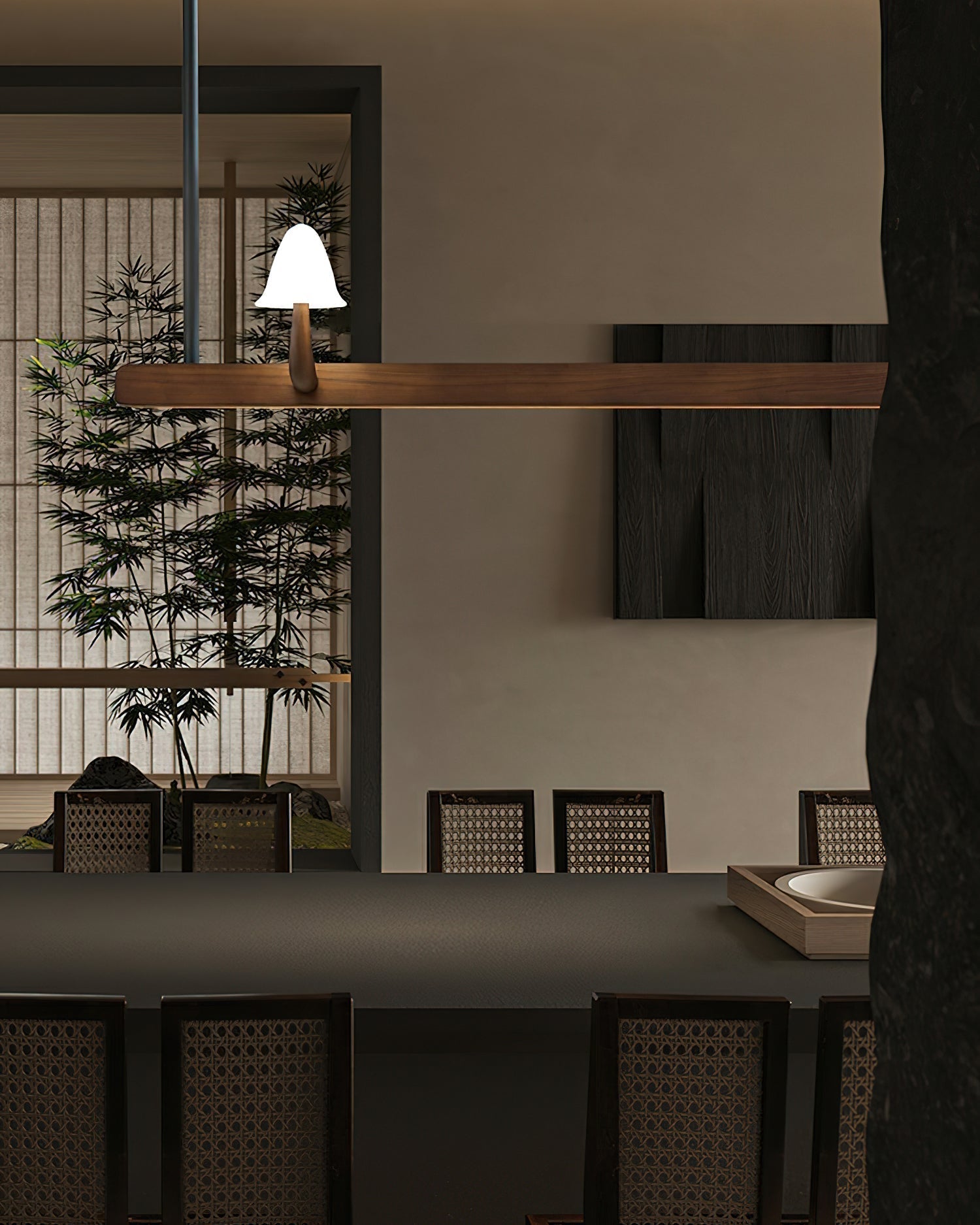 Mushroom Beam Chandelier - Blowlighting