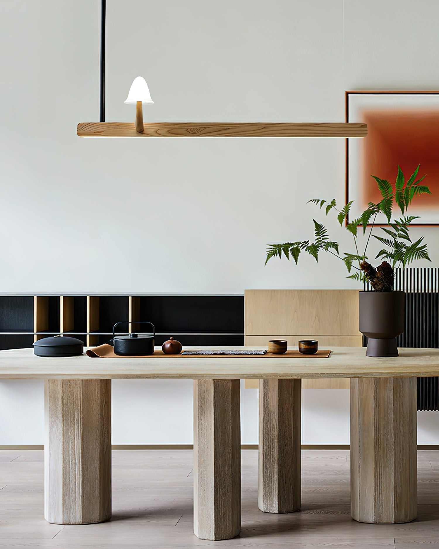 Mushroom Beam Chandelier - Blowlighting