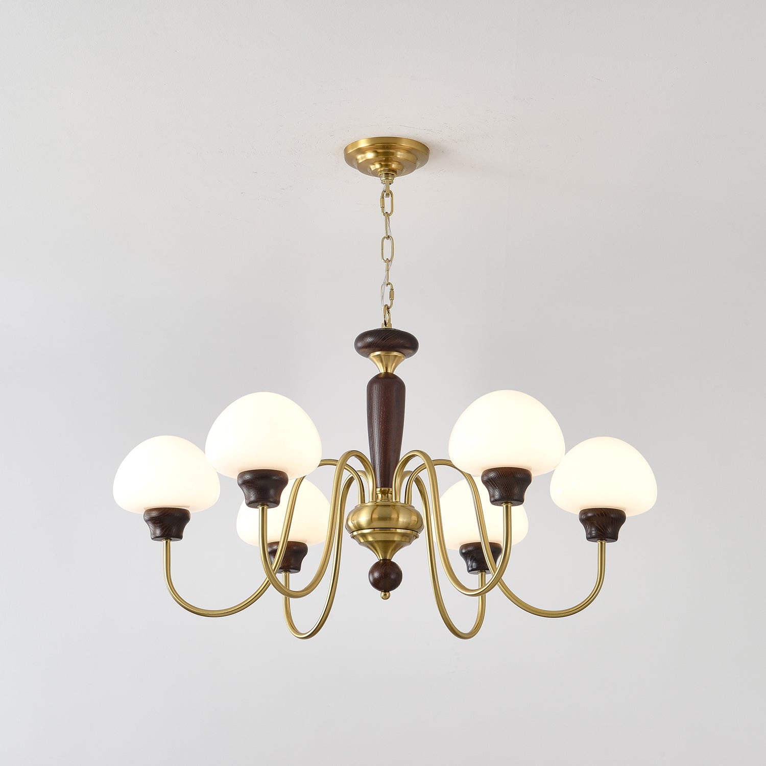 Mushroom Cap Chandelier - Blowlighting