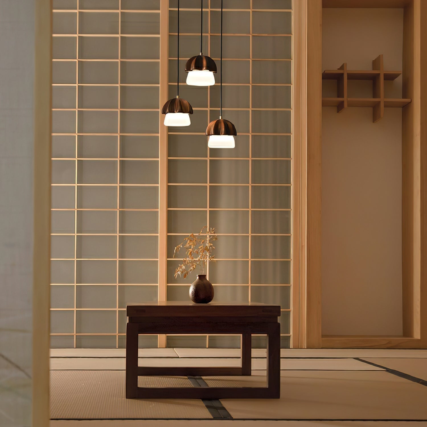 Mushroom Cluster Chandelier - Blowlighting