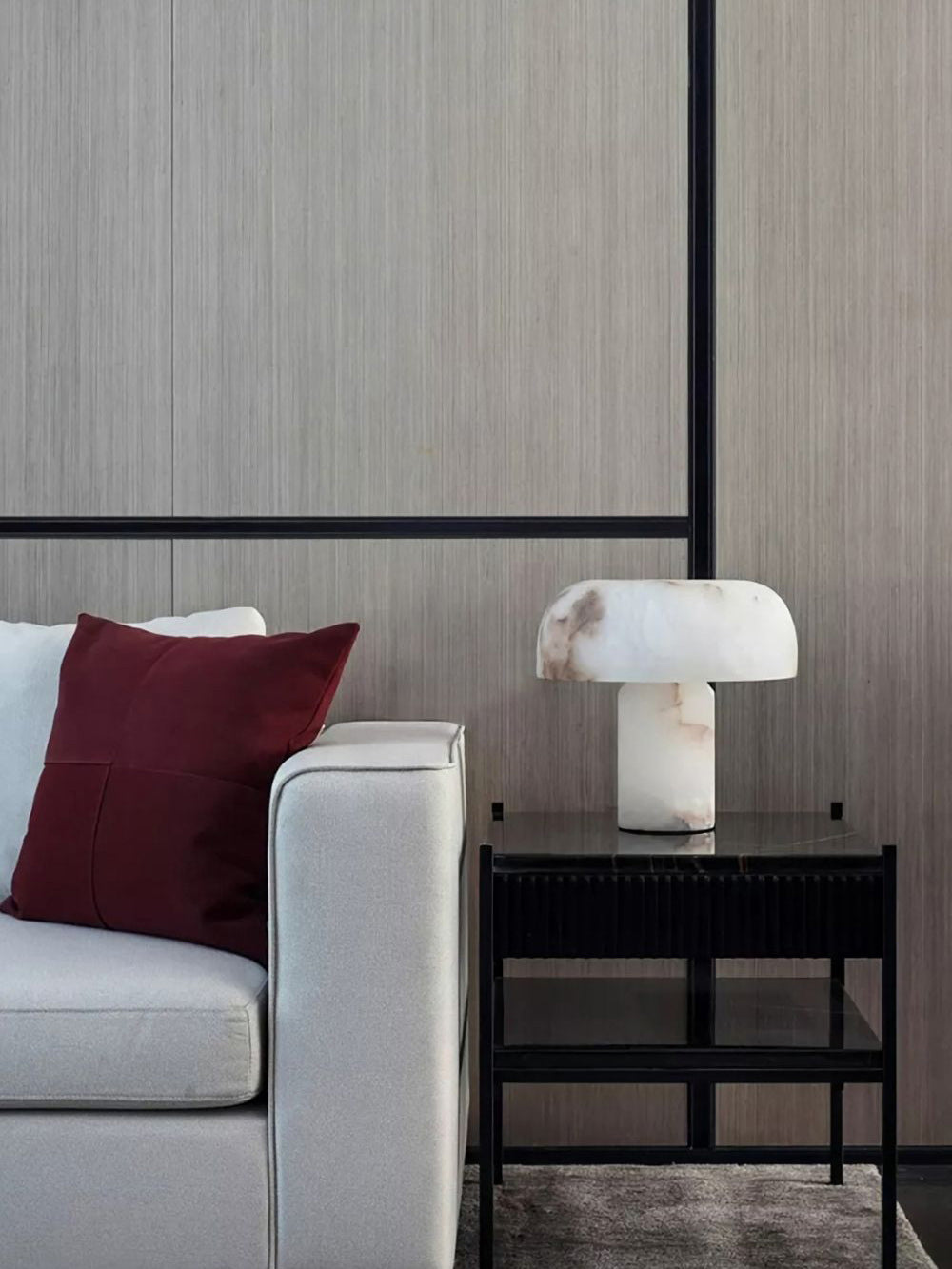 Mushroom Type Table Lamp - Lamp Copper
