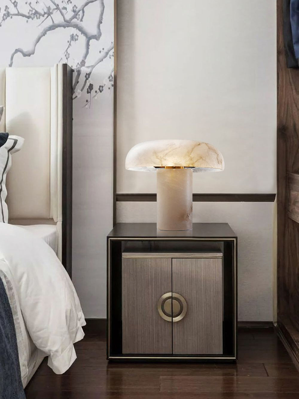 Mushroom Type Table Lamp - Lamp Copper