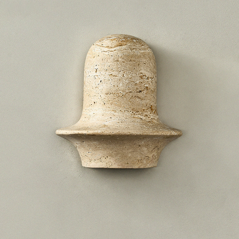 Zeloror Individual Creativity Travertine Wall Lamp - Lamp Copper