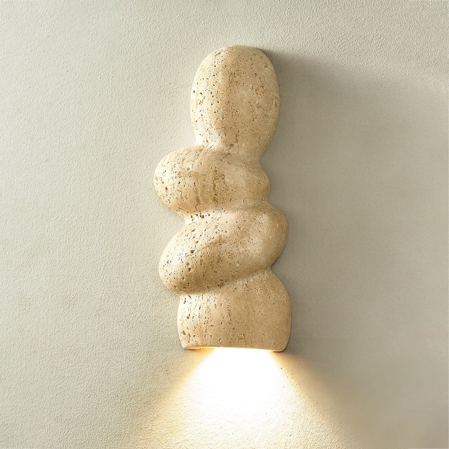 Zeloror Individual Creativity Travertine Wall Lamp - Lamp Copper