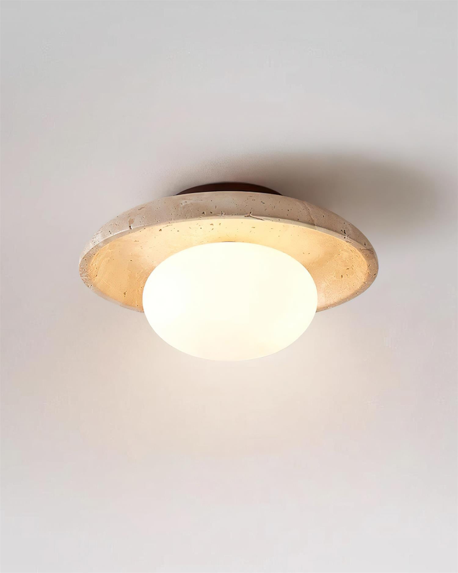 Mylie Travertine Ceiling Light - Letslighting