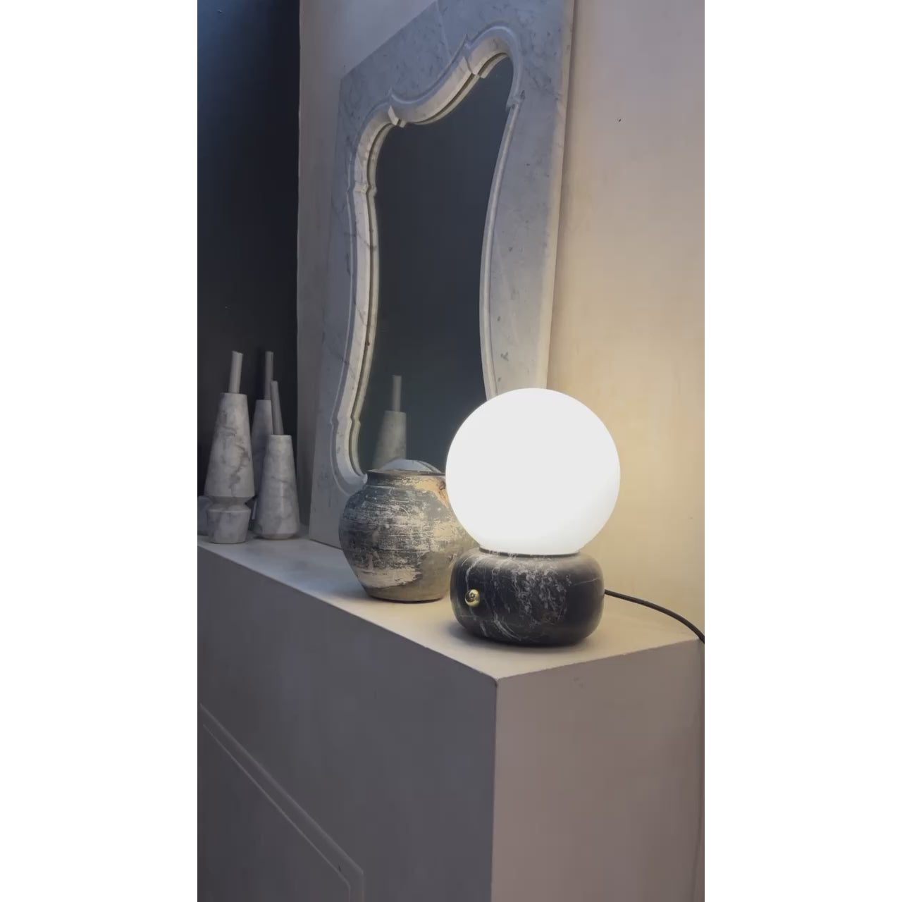 Naga Table Lamp - Lamp Copper