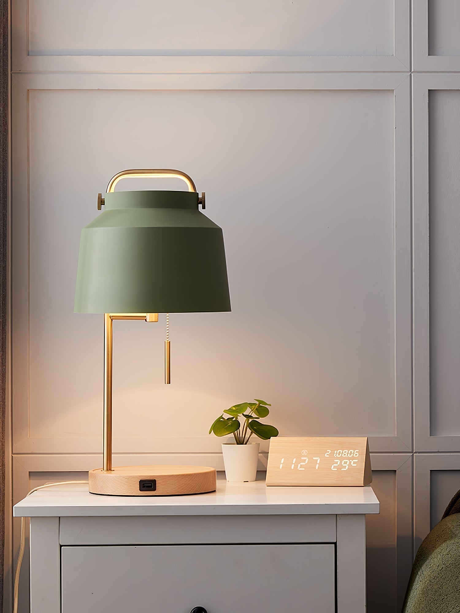 Naima Table Lamp - Lamp Copper