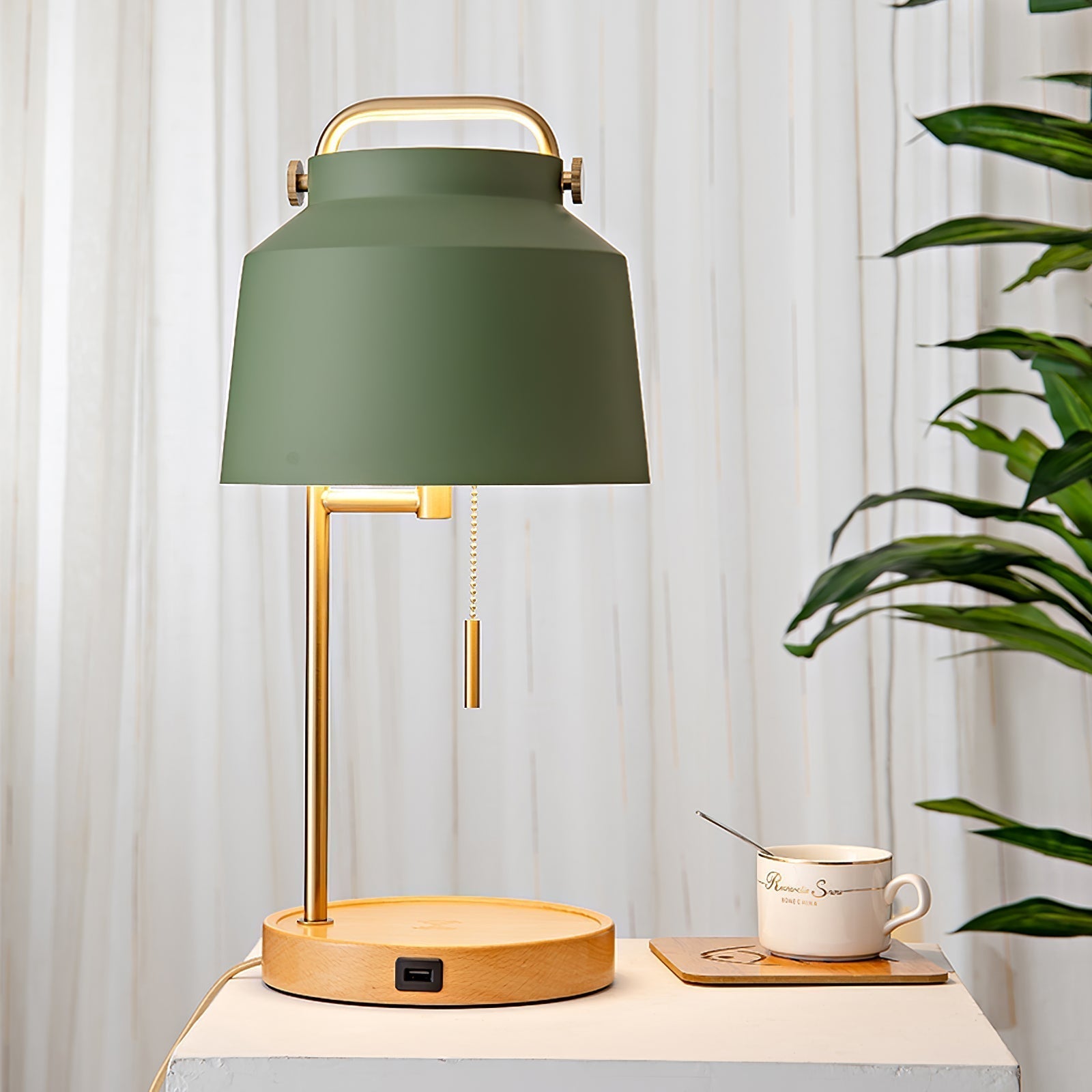 Naima Table Lamp - Lamp Copper