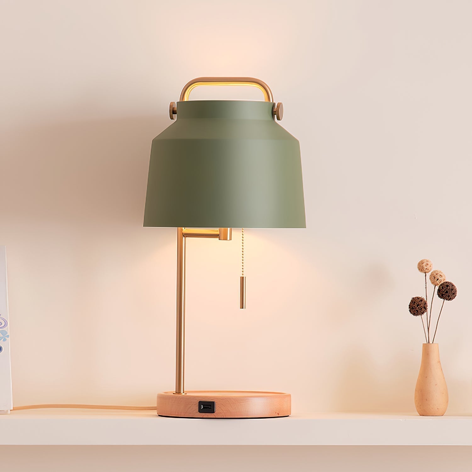 Naima Table Lamp - Lamp Copper