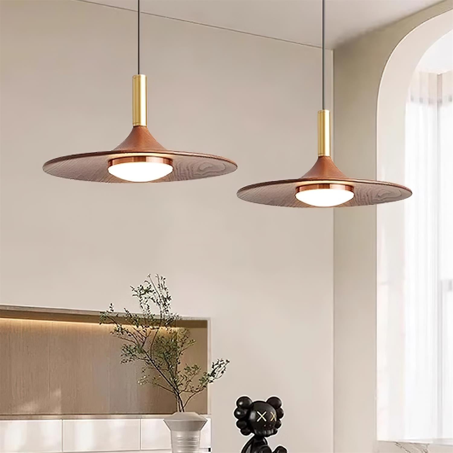 Pendant Light Hat Shape Midcentury - Letslighting