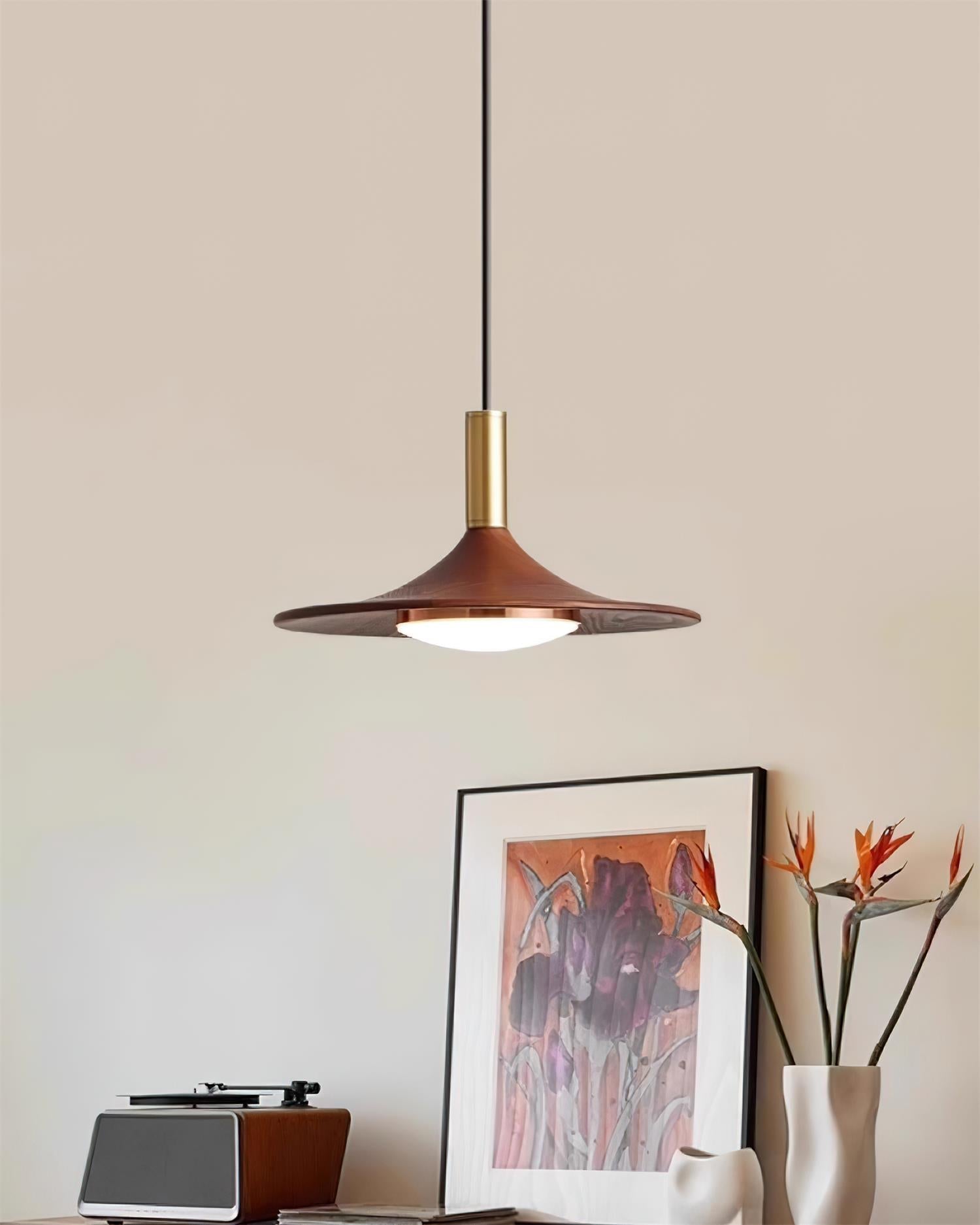 Pendant Light Hat Shape Midcentury - Letslighting