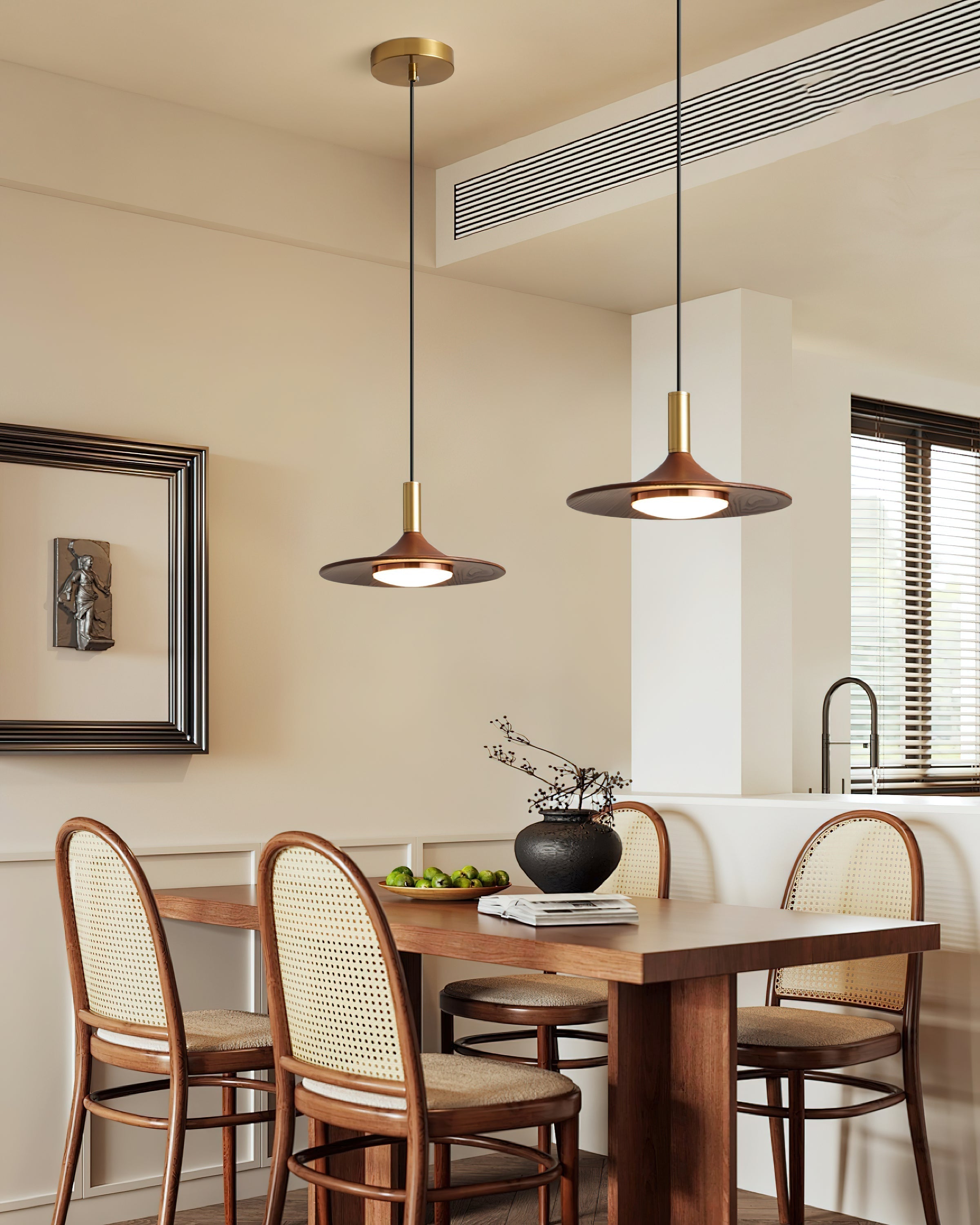 Pendant Light Hat Shape Midcentury - Letslighting