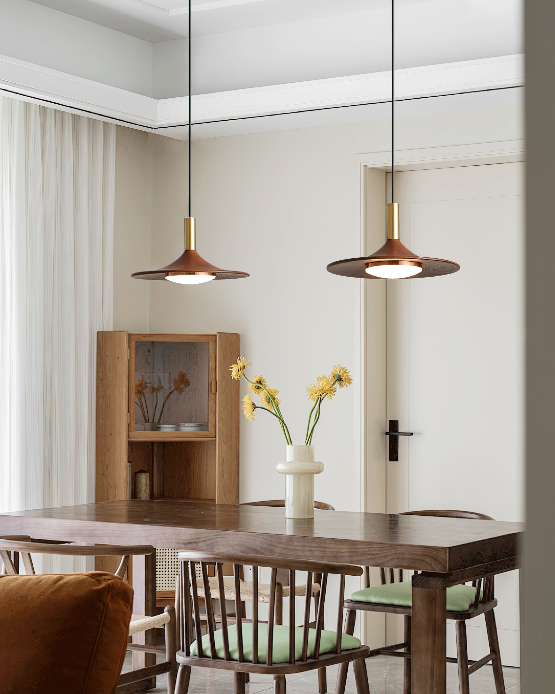 Pendant Light Hat Shape Midcentury - Letslighting